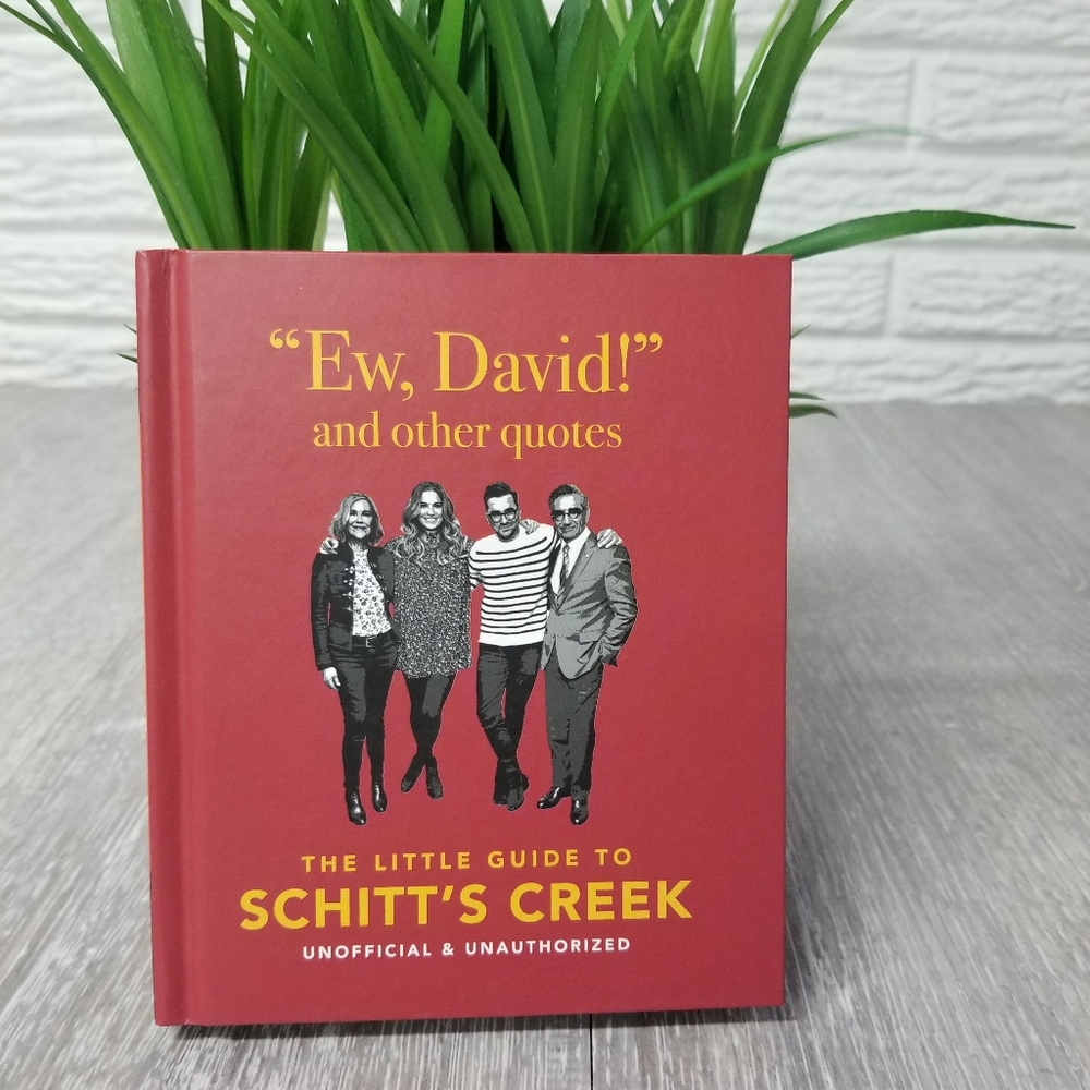 🌟3/$15 Schitt's Creek "Ew David" And Other Quotes Book